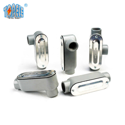 Lr/Ll/C/T/Lb roscó el cuerpo de aluminio rígido del conducto con la cubierta