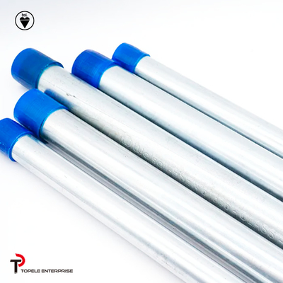 Conducto de acero galvanizado BS4568 / tubo BS4568 / tubo GI con tapa de protección