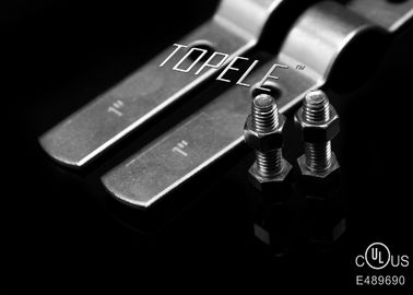 Clamparas para tubos de metal con pinza, con certificación UL.