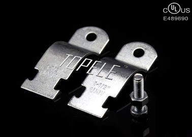 Clampas de tubos de acero galvanizado estándar UL, correa de apoyo de acero inoxidable tamaño personalizado