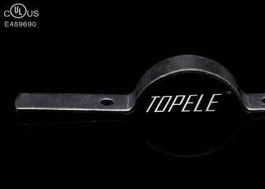 Clampas de tuberías de acero negro zincadas para conductos / tubos de soporte, certificado UL