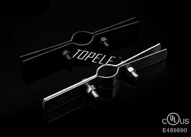 Clampas de tuberías de acero negro zincadas para conductos / tubos de soporte, certificado UL