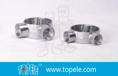 TOPELE 25MM Caja de unión de aluminio galvanizado sumergido en caliente / Caja de conducto metálico con normas BS4568 /