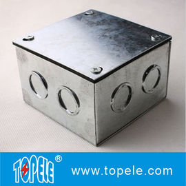 Caja de unión cuadrada de conductos eléctricos de acero, recinto metálico caja exterior Cajas eléctricas y cubiertas