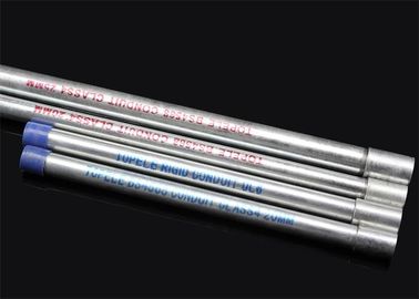 Tubo de acero galvanizado eléctrico BS4568 con acoplador roscado, de 10 pies