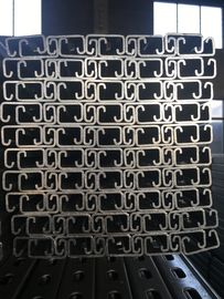 Canal de unistrut de acero galvanizado en caliente con sistema de soporte de conducto de cable UL