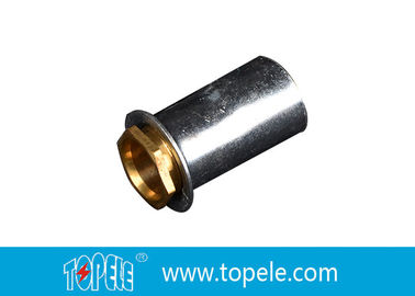TOPELE 25 mm / 32 mm BS Acoplamiento galvanizado de conducto eléctrico con acoplador de latón
