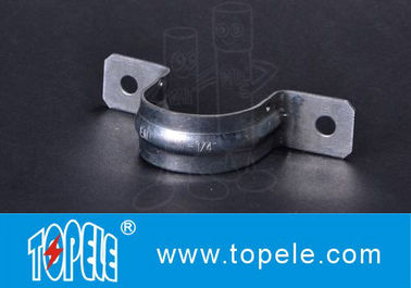 Accesorios de conductos EMT, acero galvanizado / zincado con dos agujeros EMT correa de conductos OEM