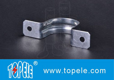 Accesorios de conductos EMT, acero galvanizado / zincado con dos agujeros EMT correa de conductos OEM