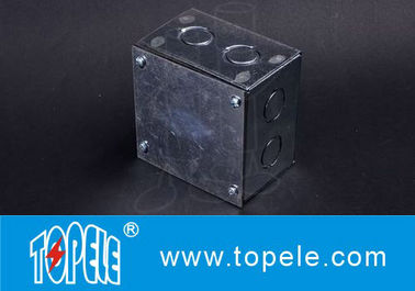 Caja de acero cuadrada, cajas eléctricas y cubiertas para luminarias
