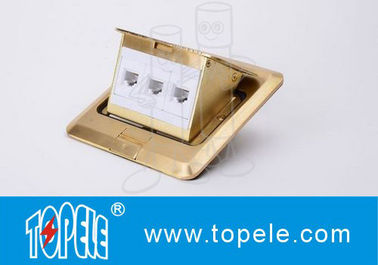 Sótano de suelo de OEM Puertas de salida Panel cuadrado de cobre / aleación redonda de aluminio Tipo POP Up