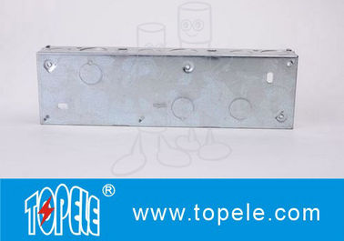 Cuadro de salida eléctrica exterior de techo metálico cubre 1 + 1 + 1 Gang conducto