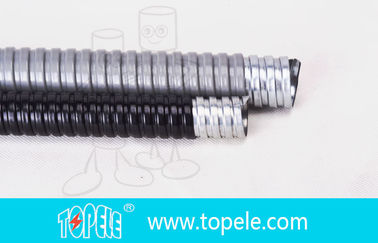 Acero galvanizado eléctrico PVC conducto flexible y accesorios gris