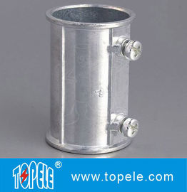 EMT Conjunto de acoplamiento de tornillo, accesorios de conductos eléctricos Acoplamiento de zinc / accesorios de conductos metálicos flexibles F bajo