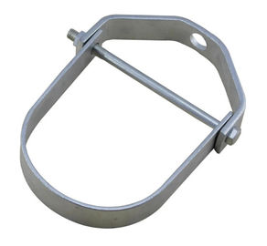 Clavos de tubería de clavis ajustables en forma de U, revestidos de zinc para cables de suspensión