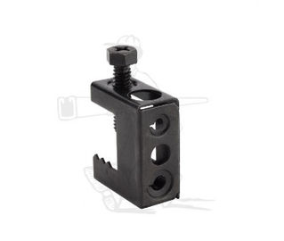 Clamparas de vigas de hierro maleable, instalaciones de tuberías galvanizadas Top Universal Clamparas de vigas OEM/ Lay In Lugs/ Black Enamel Spring Steel
