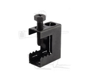 Clamparas de vigas de hierro maleable, instalaciones de tuberías galvanizadas Top Universal Clamparas de vigas OEM/ Lay In Lugs/ Black Enamel Spring Steel