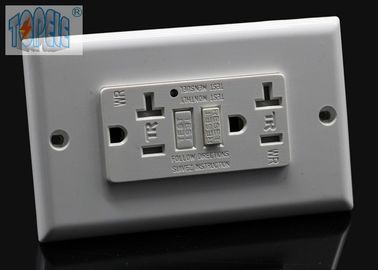 15A 125V AC GFCI Receptacles Duplex Resistente a la manipulación Función de monitoreo de fin de vida