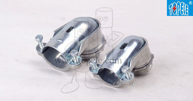90 grados de metal zinc flexible conducto y accesorios conectores de ángulo de compresión