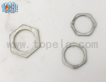 20MM / 25MM / 32MM BS Accesorios de tuberías de conducto estándar de acero Hexagon Locknut