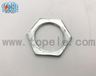 20MM / 25MM / 32MM BS Accesorios de tuberías de conducto estándar de acero Hexagon Locknut