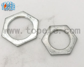 20MM / 25MM / 32MM BS Accesorios de tuberías de conducto estándar de acero Hexagon Locknut