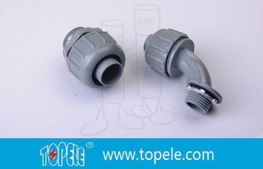 Conducto flexible de plástico y accesorios, conectores de conducto hermético a 90 °
