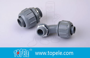 Conducto flexible de plástico y accesorios, conectores de conducto hermético a 90 °
