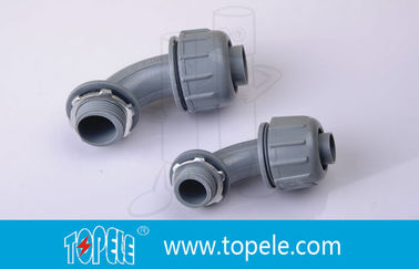 Conector de conducto flexible de nylon no metálico de 3/4&quot; para conexión de 90 grados de líquido apretado