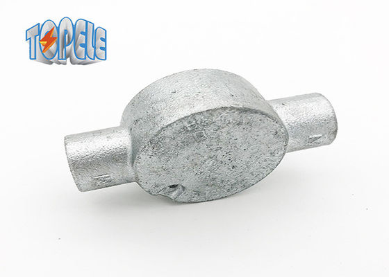BS4568/BS 31 Caja circular de dos vías de conducto de hierro maleable/aluminio GI