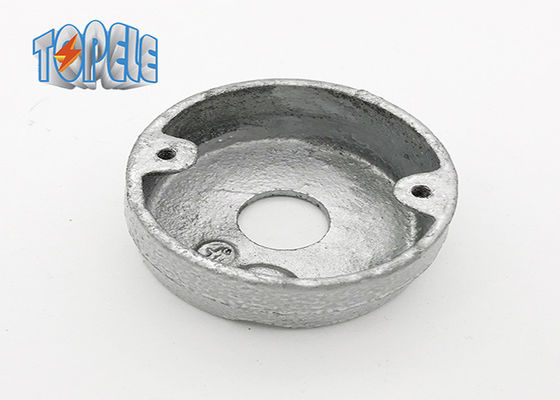 BS Gi Accesorios de conductos de hierro maleable, bucle galvanizado por inmersión en caliente en cajas 1- 4 Konckouts
