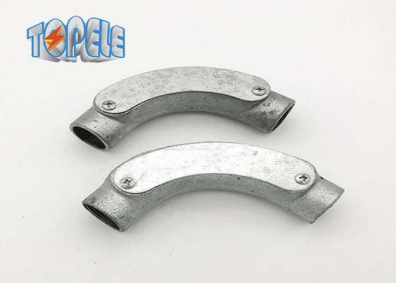 Certificado ISO BS4568 Conducto 20 mm 25 mm Codo Curva de inspección de hierro maleable