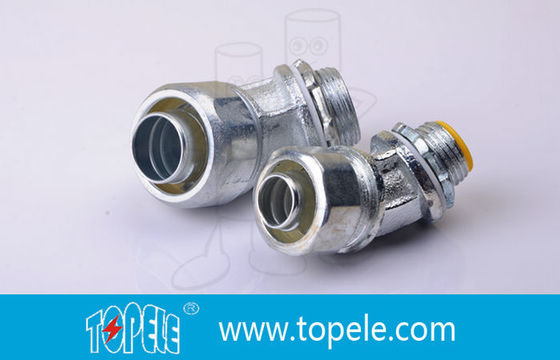 Enlace de conector de ángulo estrecho líquido de 90 grados de zinc