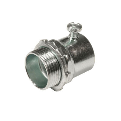 Conducto de zinc de aluminio 1/2'-4' Emt Conjunto de conector de tornillo