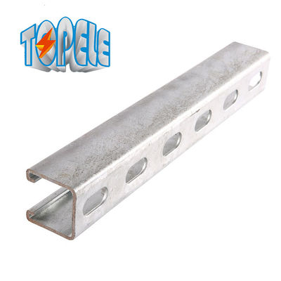 Hdg 41 x 41 mm canal de unistruto de acero inoxidable con ranuras