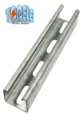 Hdg 41 x 41 mm canal de unistruto de acero inoxidable con ranuras