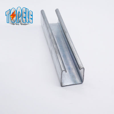 Profil galvanizado en caliente Unistrut C Canal 41 * 41 / 41 * 21