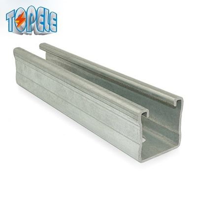 Sistema de soporte de canal con ranuras de 41*21 mm de acero inoxidable