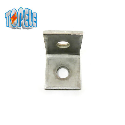 2 Conectores de canal de unistrut de 3 mm con ángulo de extremo de agujero