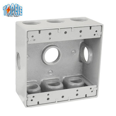 Dos bandas de aluminio 4x4 caja de salida eléctrica a prueba de agua