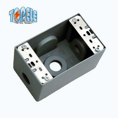 1 banda 3 agujeros 3/4 pulgadas IP67 resistente a la intemperie cajas eléctricas