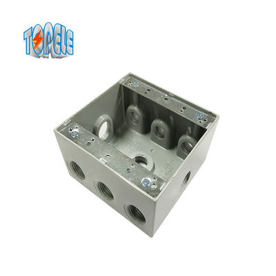 IP65 3/4 pulgadas de salida roscada Dos bandas de caja a prueba de intemperie