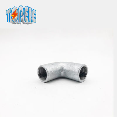 Bs Solid galvanizado de 25 mm con conducto de 90 grados Codo