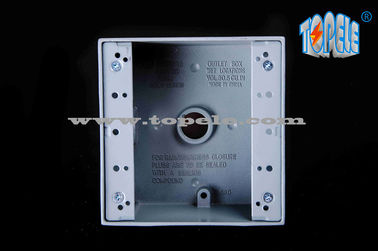 Cajas de conexión de aluminio resistente a la intemperie, caja de interruptores eléctricos de dos bandas