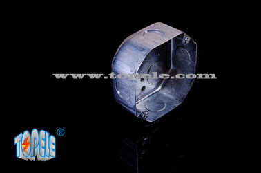 1-7/8 &quot;profunda 4 ′′ acero octagonal galvanizado Cajas de conducto, dibujar construcción, con cinco 1/2 &quot;y cuatro 3/4&quot; KOS