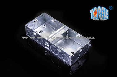 2 - Caja de conductos eléctricos de metal estándar británico con PVC, caja de interruptores de conductos