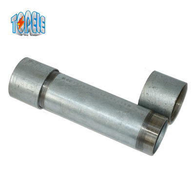 Tubo eléctrico BS4568 de conducto galvanizado en caliente DIP con tapa de acoplador