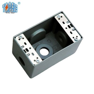 UL Listado 4x2 Cajas eléctricas resistentes a la intemperie de aluminio Una / Dos salida de banda