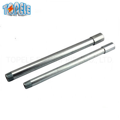Conducto de metal rígido de acero galvanizado de 10 pies con acoplamientos electroplados