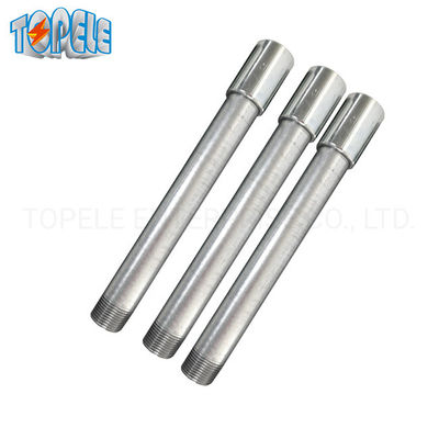 Conducto de metal rígido de acero galvanizado de 10 pies con acoplamientos electroplados